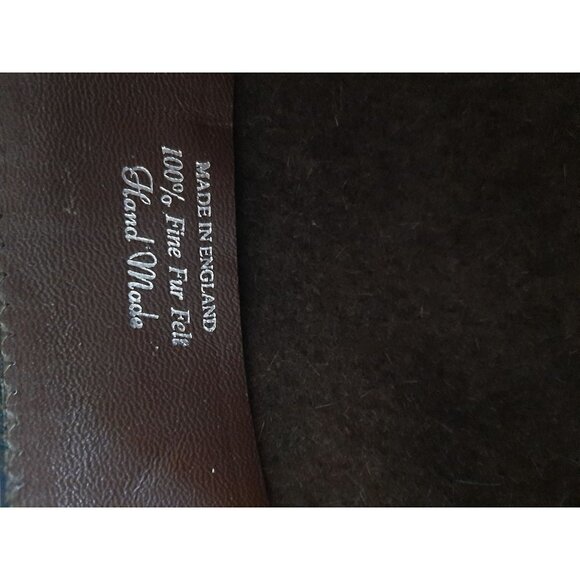 Lock & Co Hatters. St James Street London Bowler Hat Brown  Size 7 Vintage - Picture 5 of 7